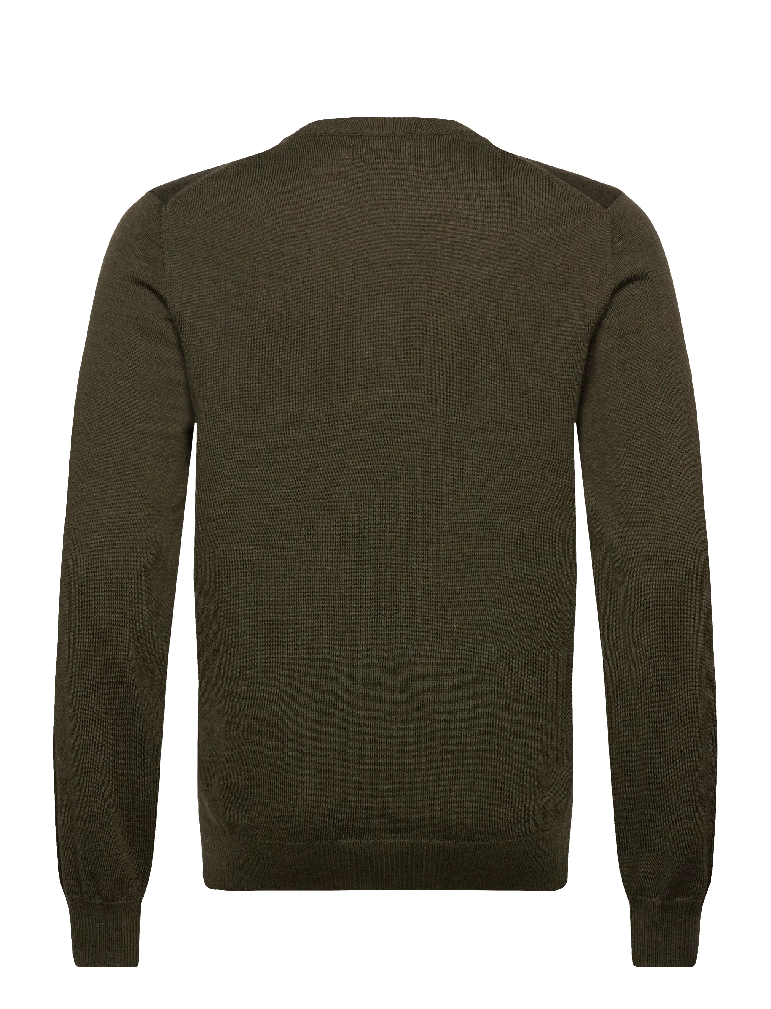 J. Lindeberg - Keane Merino Crew Neck - round necks - forest green melange - 2