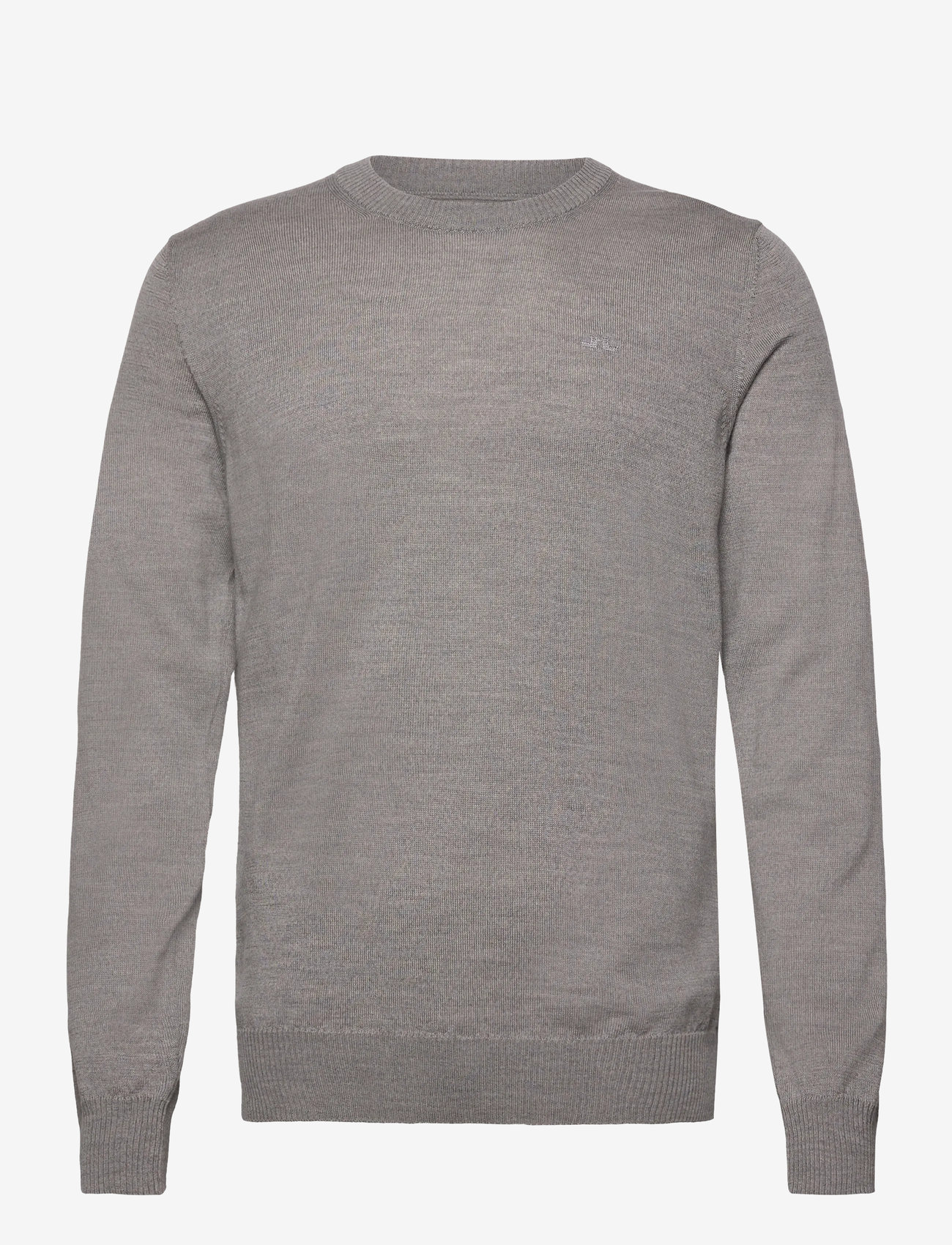 J. Lindeberg - Keane Merino Crew Neck - megztiniai su apvalia apykakle - light grey melange - 1