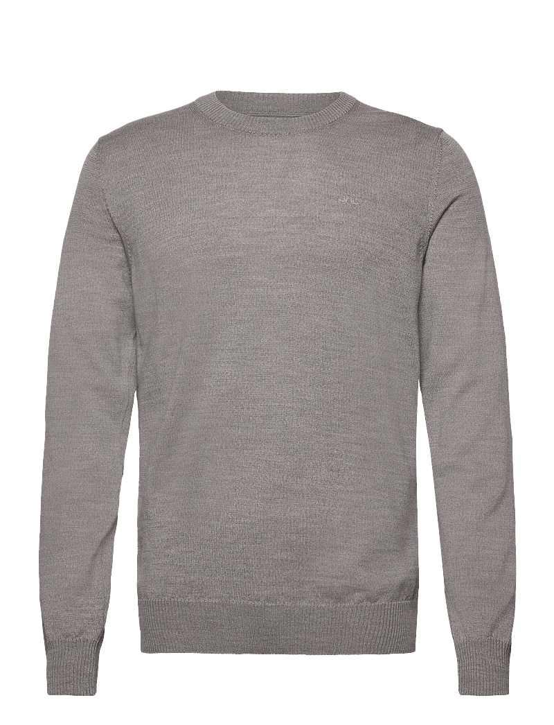 J. Lindeberg - Keane Merino Crew Neck - megztiniai su apvalia apykakle - light grey melange - 1