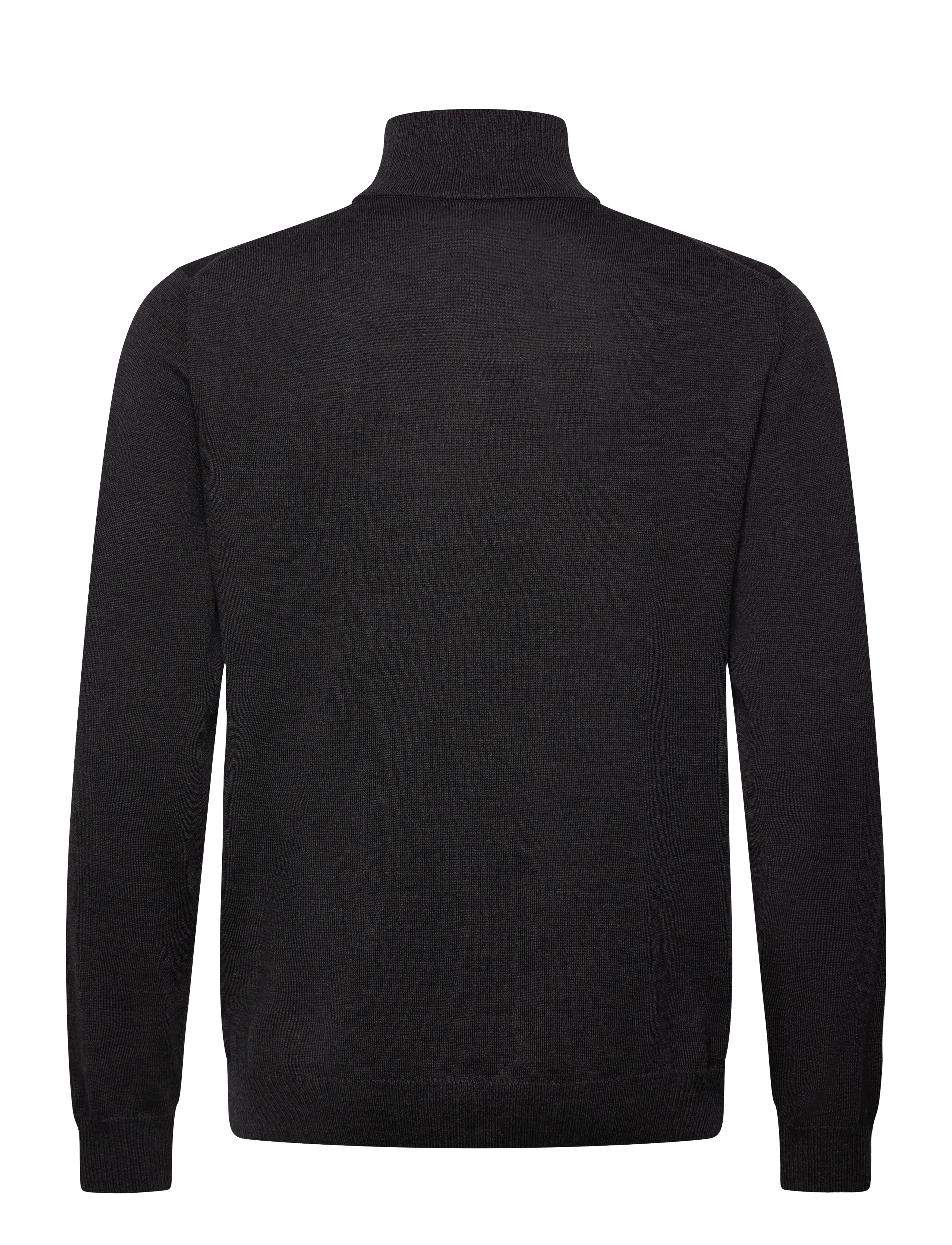 J. Lindeberg - Kiyan Merino Quarter Zip - pullover mit halbem reißverschluss - dark grey melange - 2