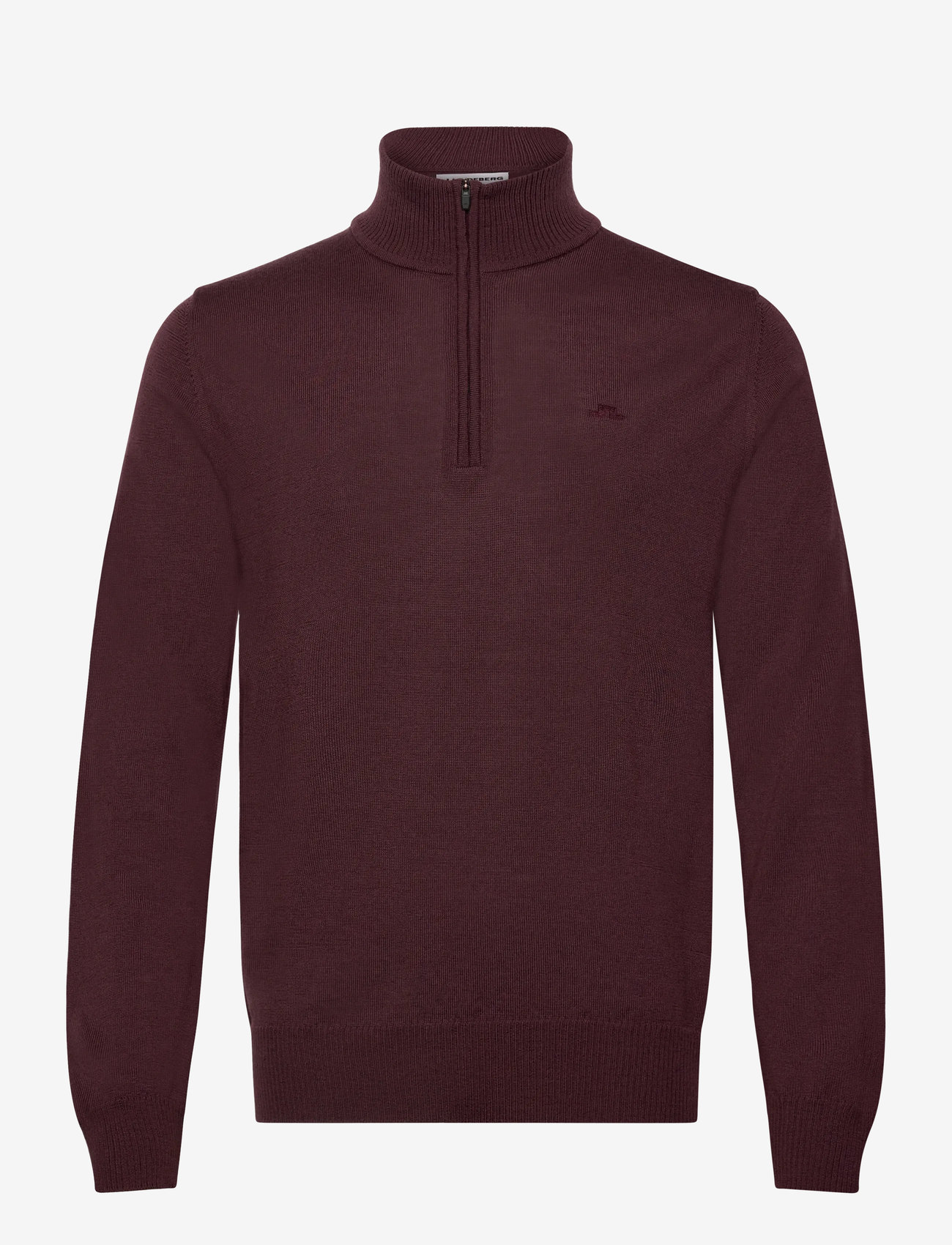 J. Lindeberg - Kiyan Merino Quarter Zip - half zip - huckleberry - 1