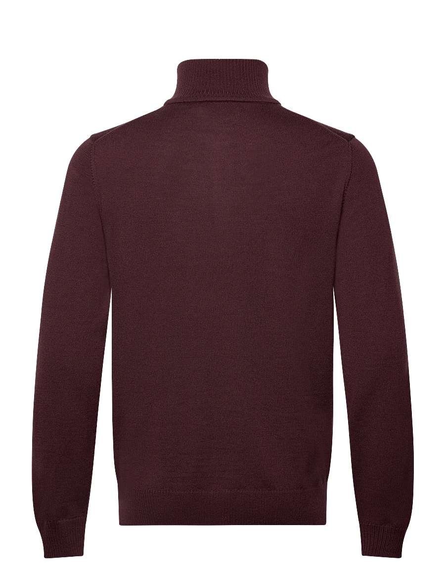 J. Lindeberg - Kiyan Merino Quarter Zip - poolpika lukuga džemprid - huckleberry - 2