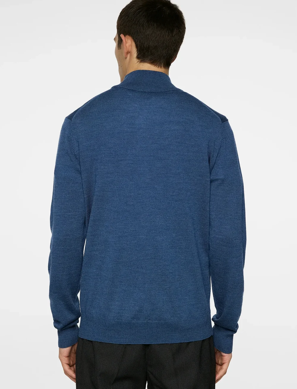 J. Lindeberg - Kiyan Merino Quarter Zip - half zip-tröjor - vintage indigo melange - 3