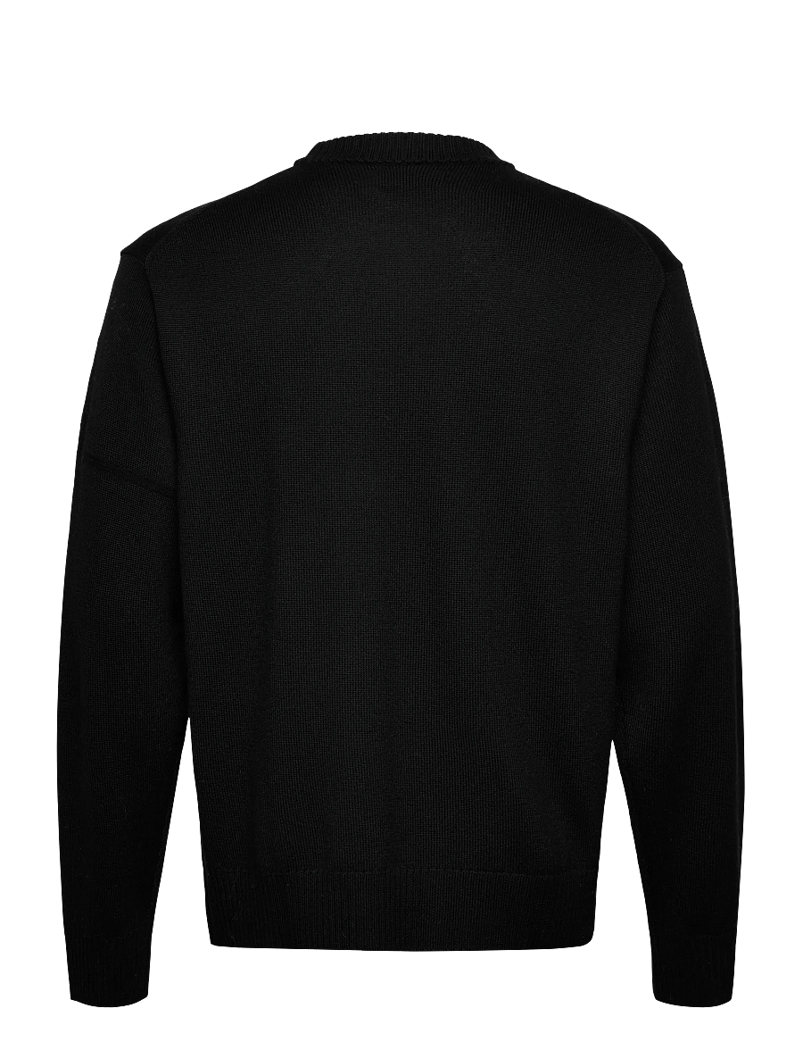 J. Lindeberg - Kino Merino Crew - collegepaidat - black - 2