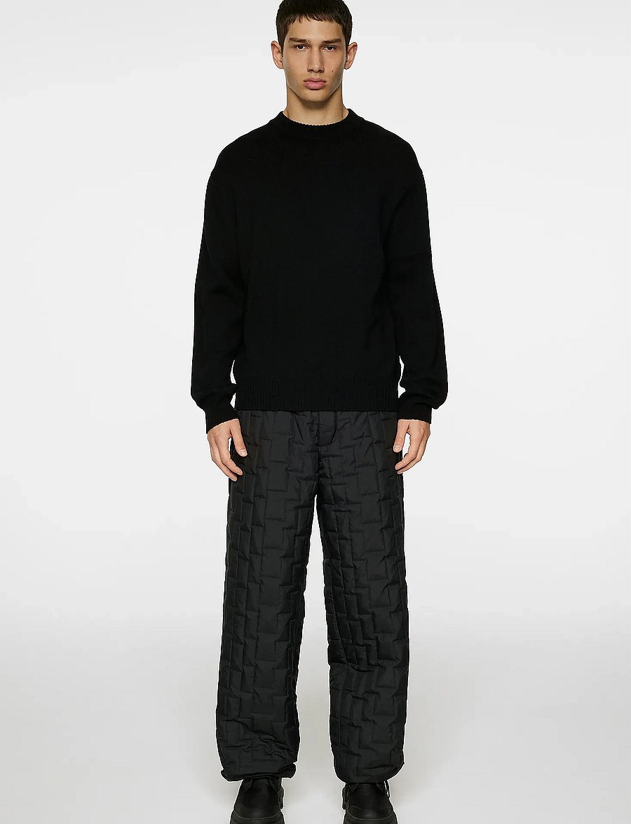 J. Lindeberg - Kino Merino Crew - collegepaidat - black - 4