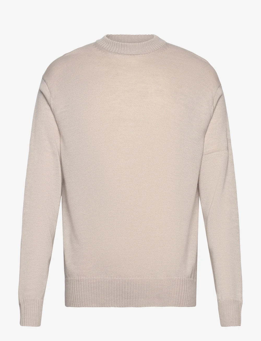 J. Lindeberg - Kino Merino Crew - shop etter anledning - moonbeam melange - 1