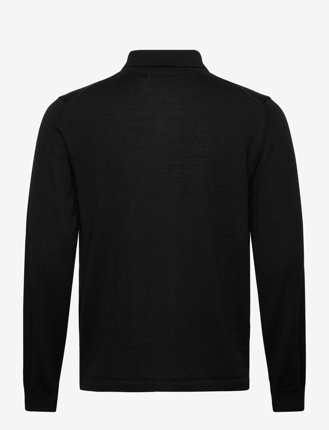 J. Lindeberg - Kaleb Merino Zip Cardigan - full zip tröjor - black - 2