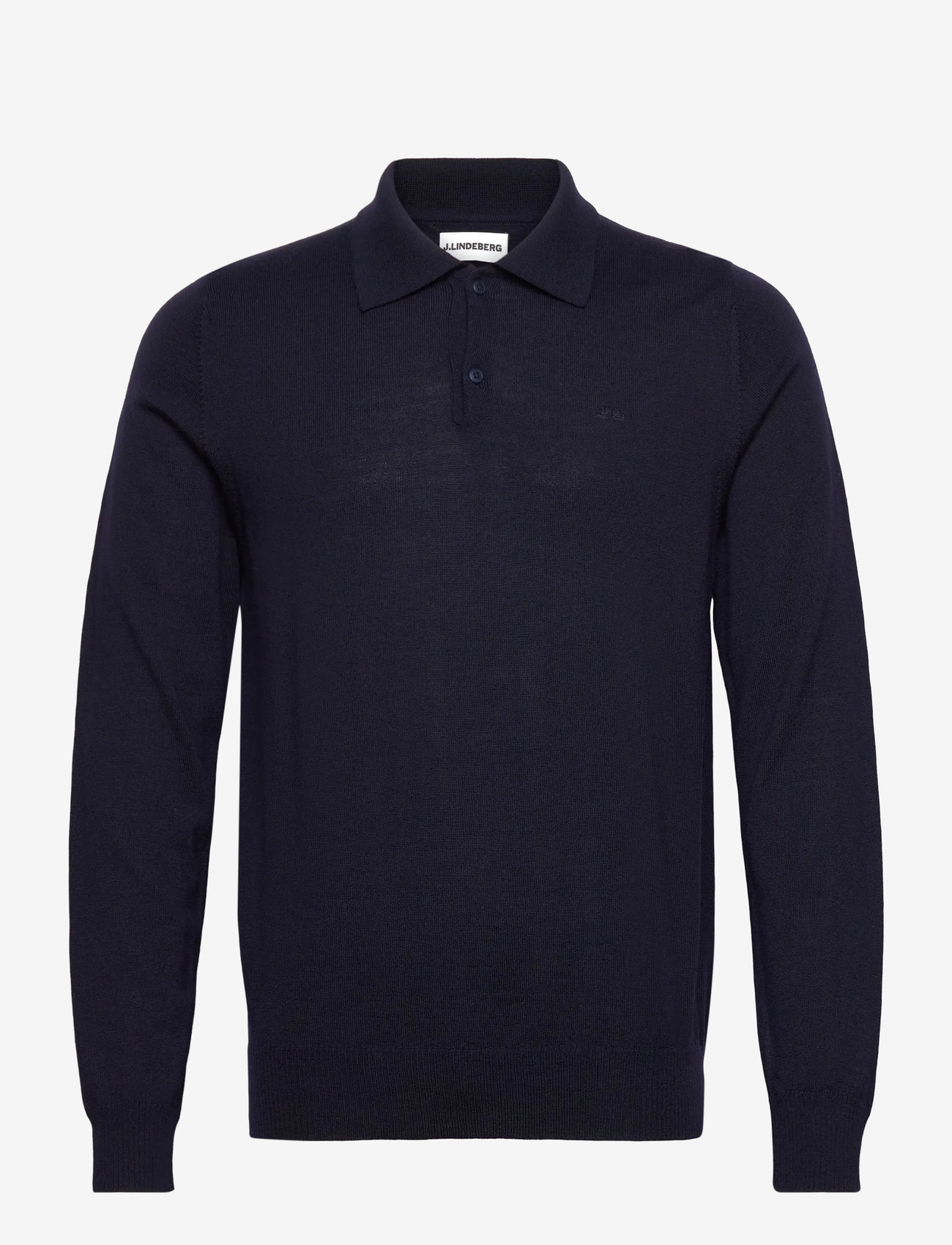 J. Lindeberg - Kai Knitted Merino Polo - stickade pikéer - jl navy - 1