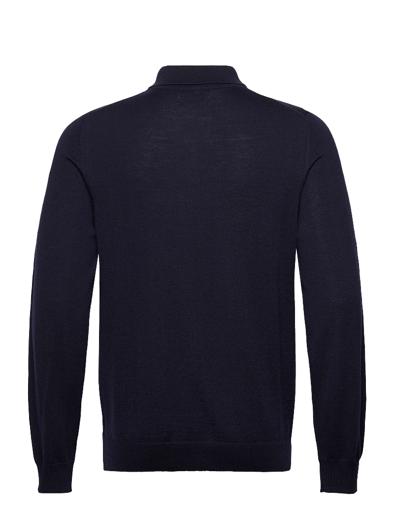 J. Lindeberg - Kai Knitted Merino Polo - stickade pikéer - jl navy - 2