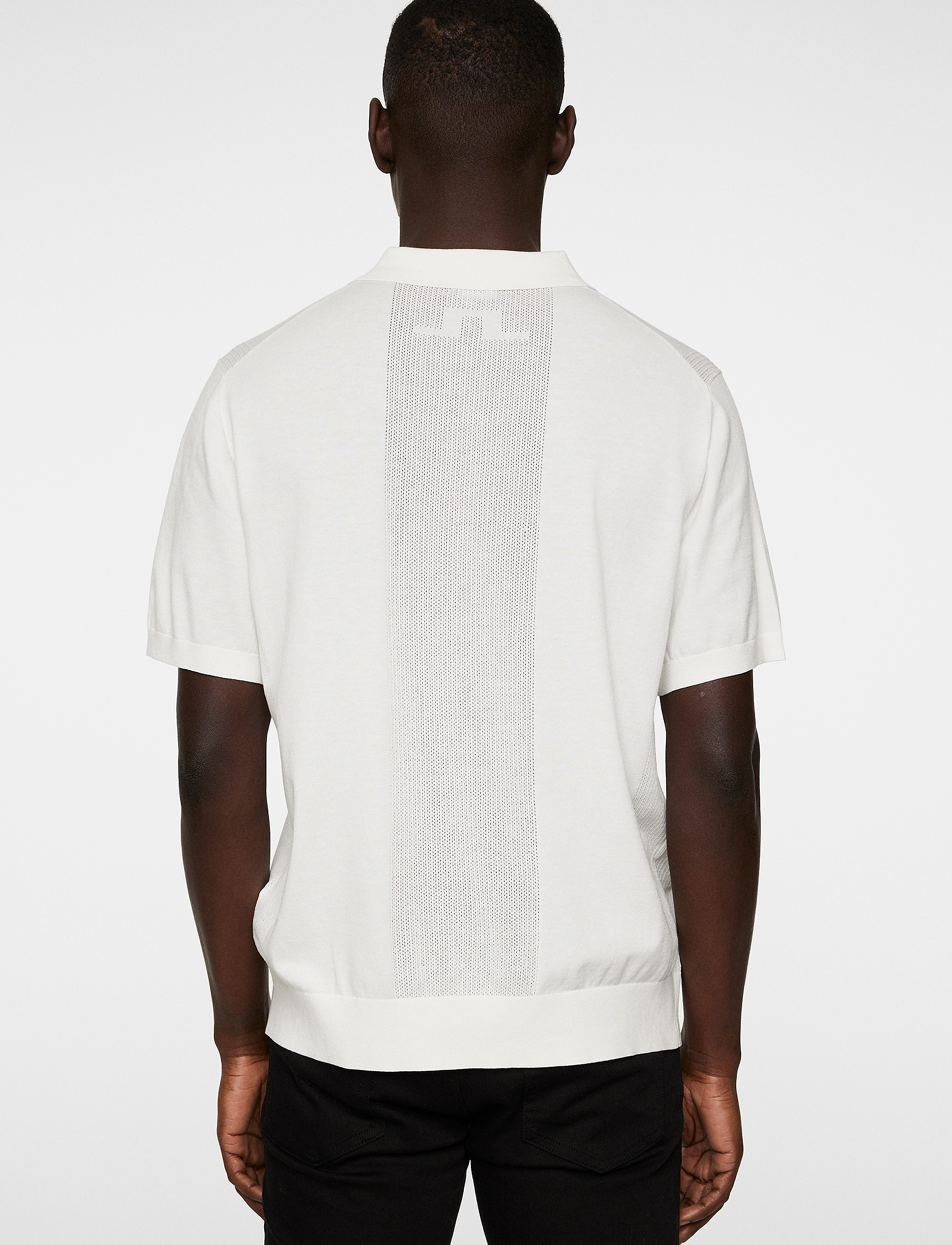 J. Lindeberg - Reymond Solid Stripe Polo - white - 3