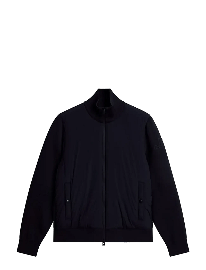 J. Lindeberg - Ebbe Tech Knit Hybrid - golf-jacken - black - 1