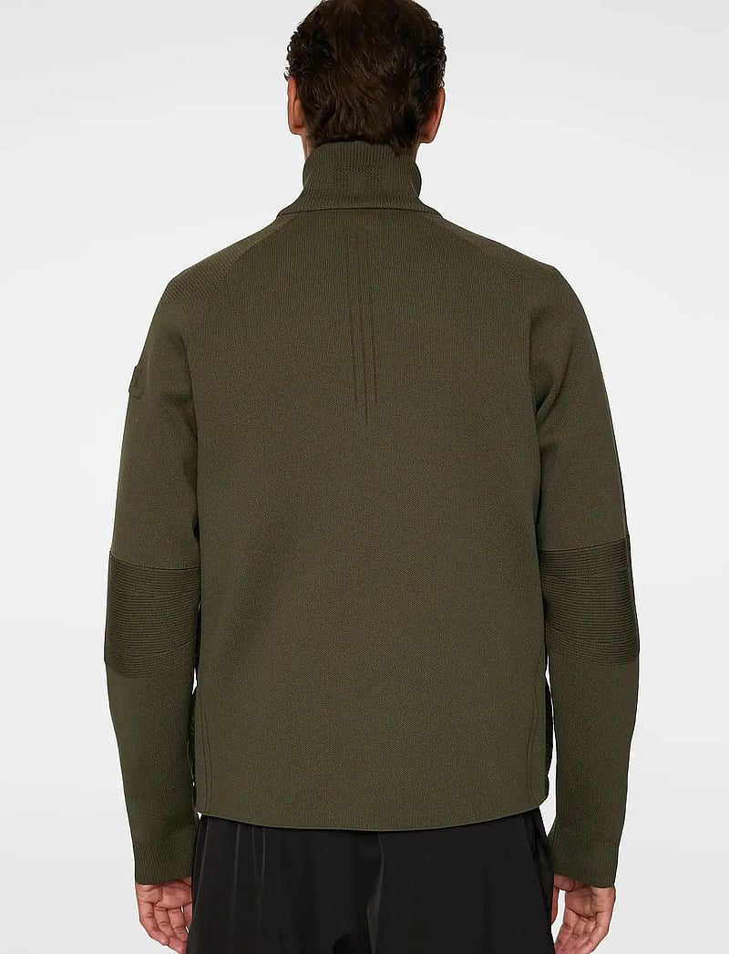J. Lindeberg - Dome Knit Hybrid Jacket - hybrid-jacken - forest green - 3