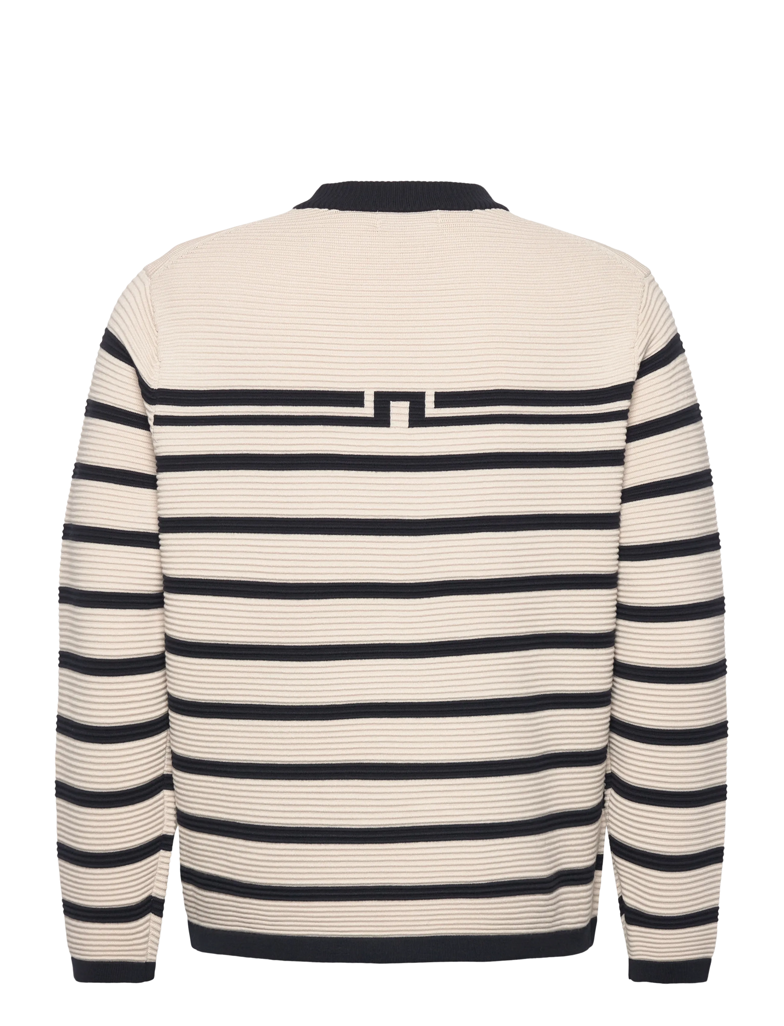 J. Lindeberg - Sawyer Stripe Crew Neck - rund hals - moonbeam - 2