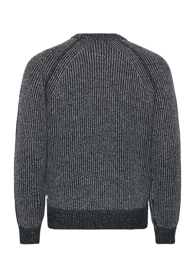 J. Lindeberg - Fred Knitted Crew Neck - rundhalsad - dark grey melange - 2