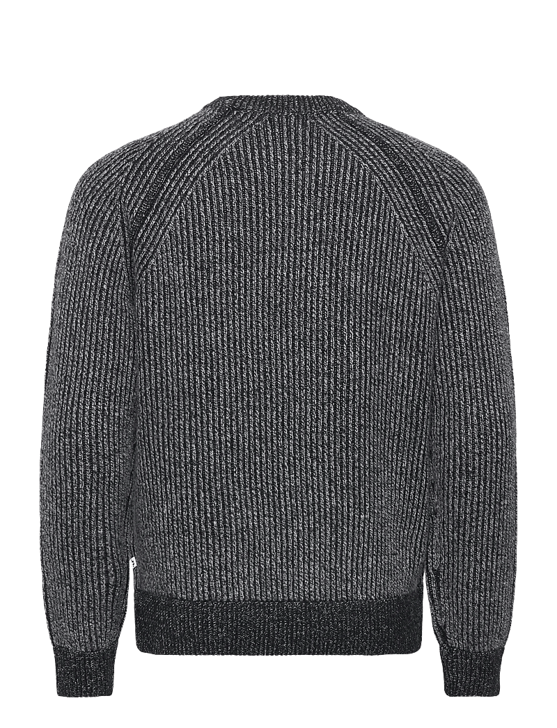 J. Lindeberg - Fred Knitted Crew Neck - rundhalsad - dark grey melange - 2