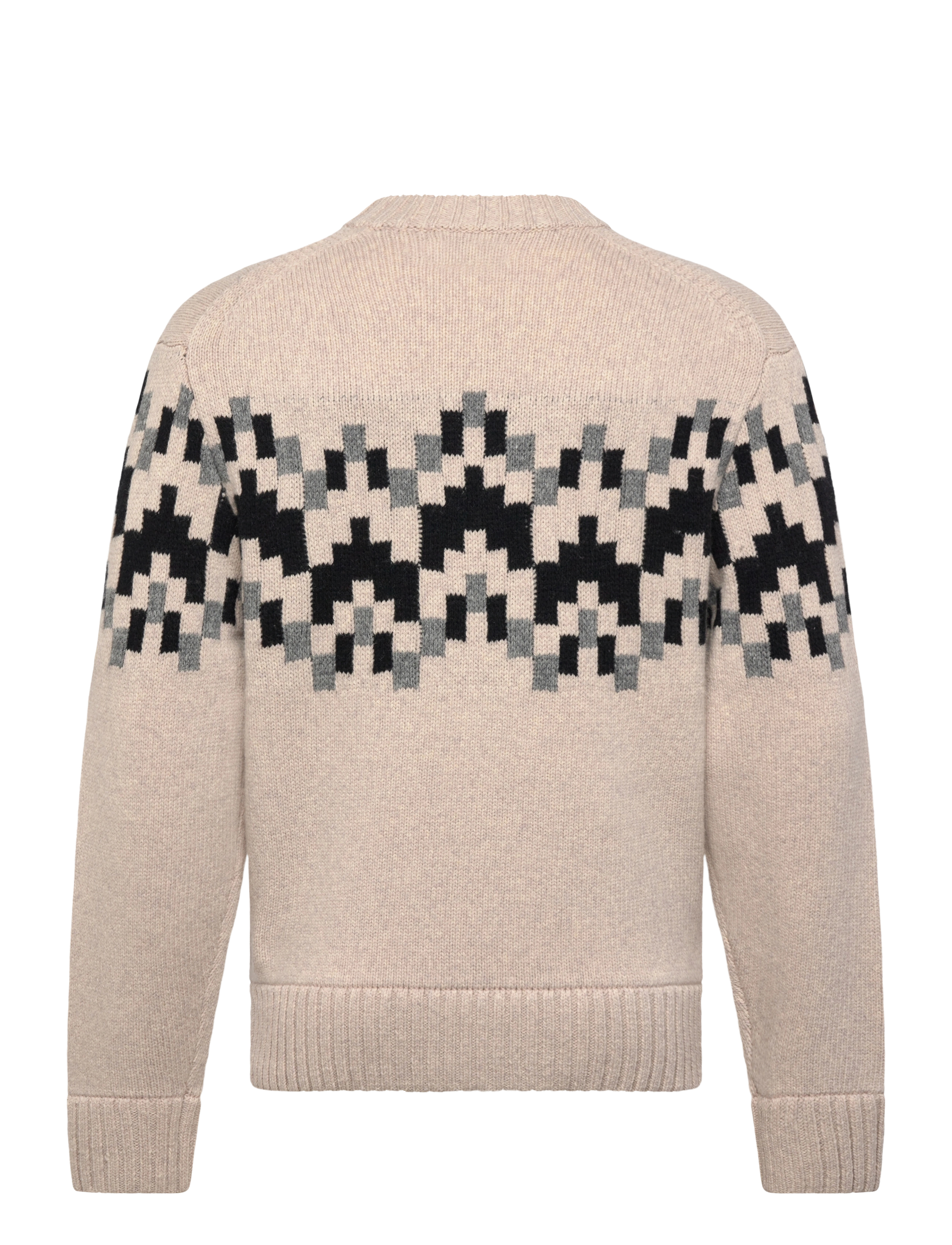 J. Lindeberg - Faris Fair Isle Knit Sweater - Ümmarguse kaelusega kudumid - moonbeam - 2