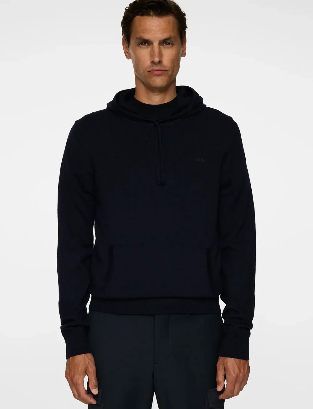 J. Lindeberg - Karl Merino Hoodie - kapuutsiga dressipluusid - jl navy - 0
