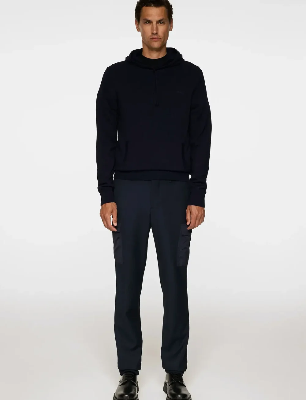 J. Lindeberg - Karl Merino Hoodie - kapuutsiga dressipluusid - jl navy - 4