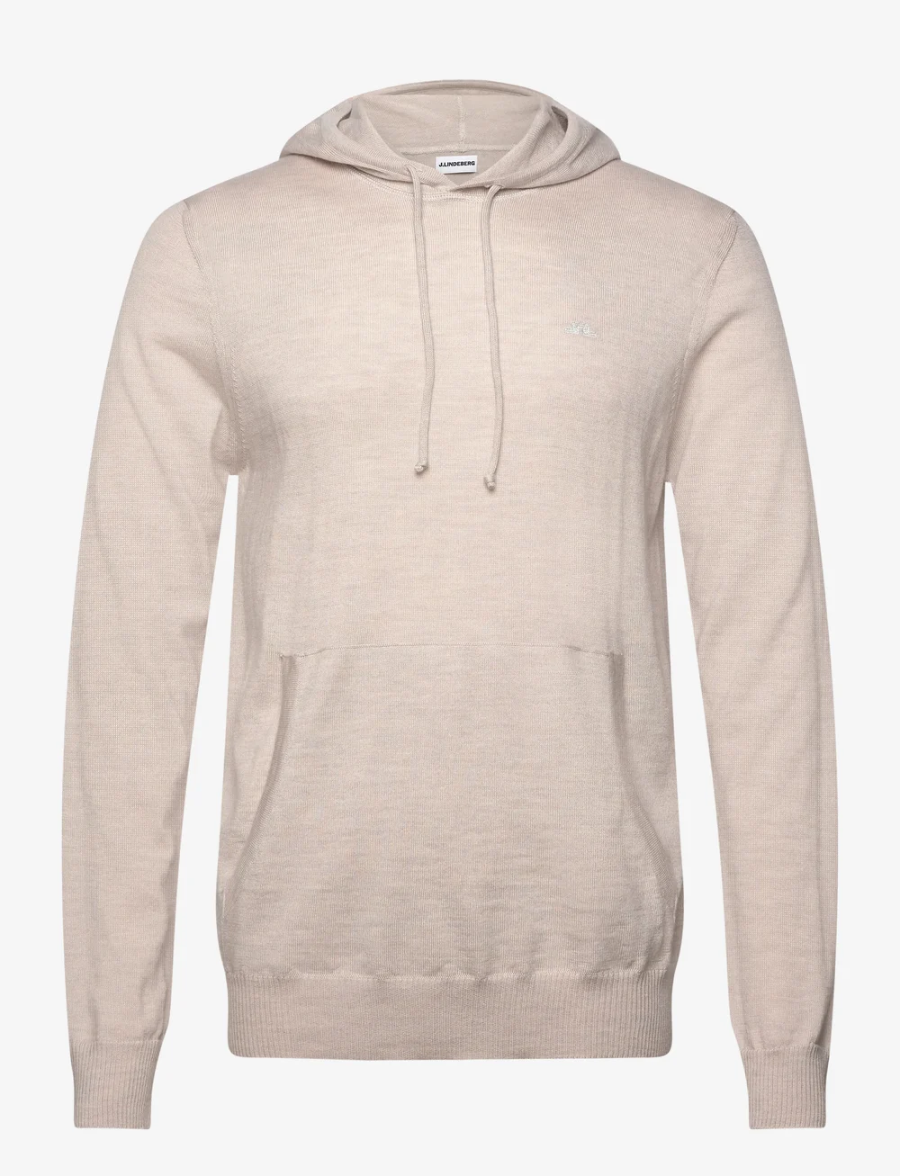 J. Lindeberg - Karl Merino Hoodie - hoodies - moonbeam melange - 1