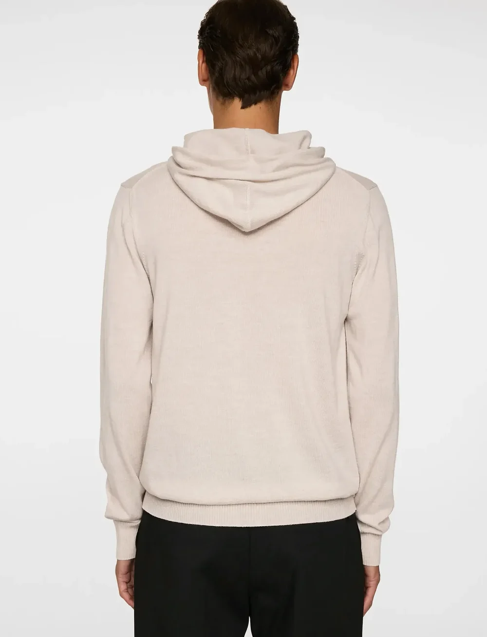 J. Lindeberg - Karl Merino Hoodie - hoodies - moonbeam melange - 3