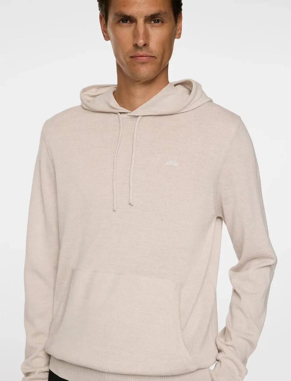 J. Lindeberg - Karl Merino Hoodie - hoodies - moonbeam melange - 5