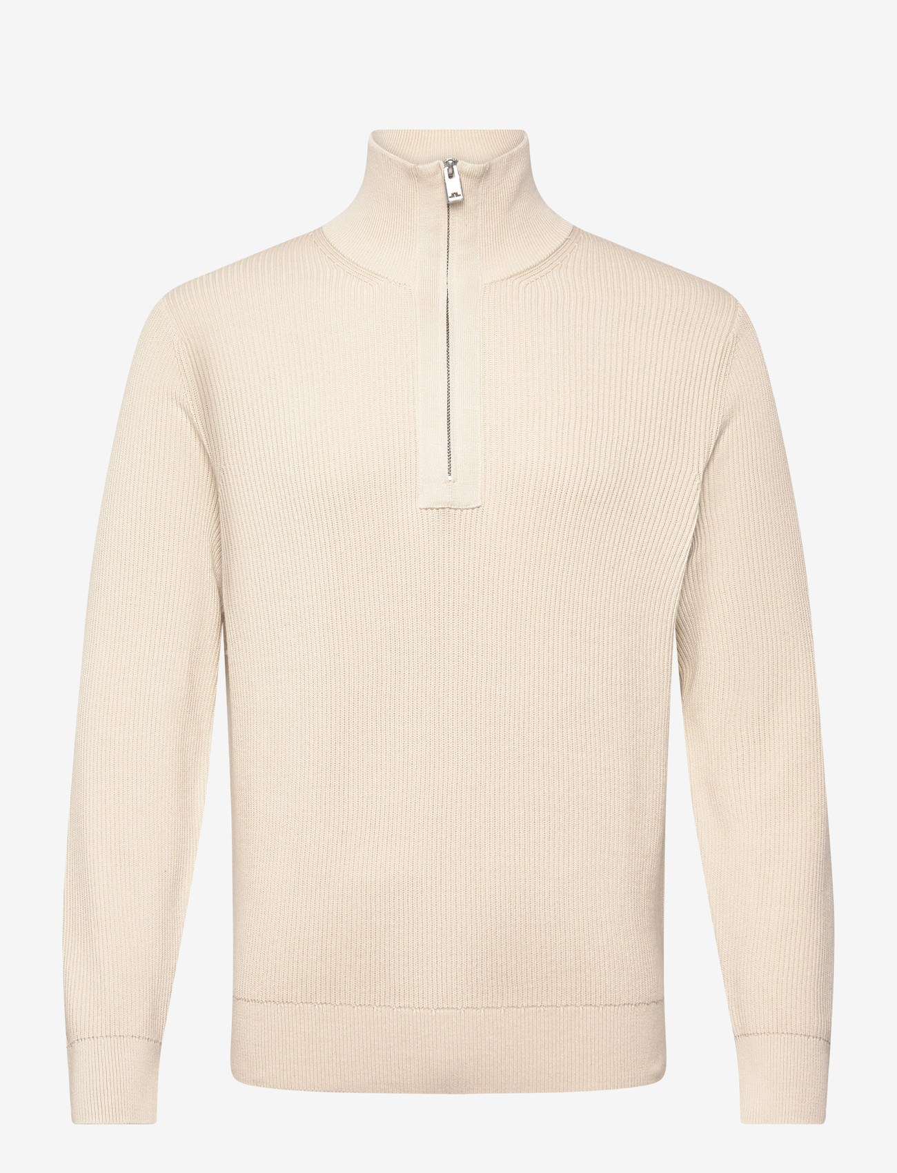 J. Lindeberg - Alex Half Zip Knitted Sweater - half zip-trøjer - moonbeam - 1