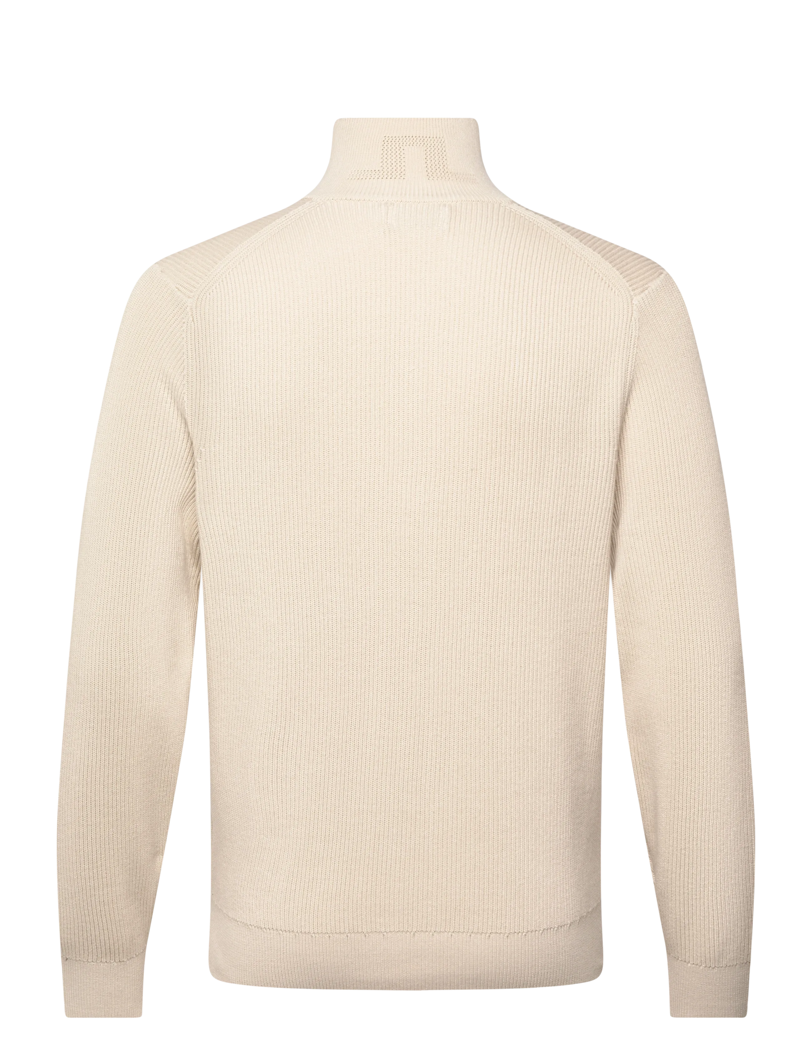 J. Lindeberg - Alex Half Zip Knitted Sweater - tõmblukk-kaelusega dressipluusid - moonbeam - 2