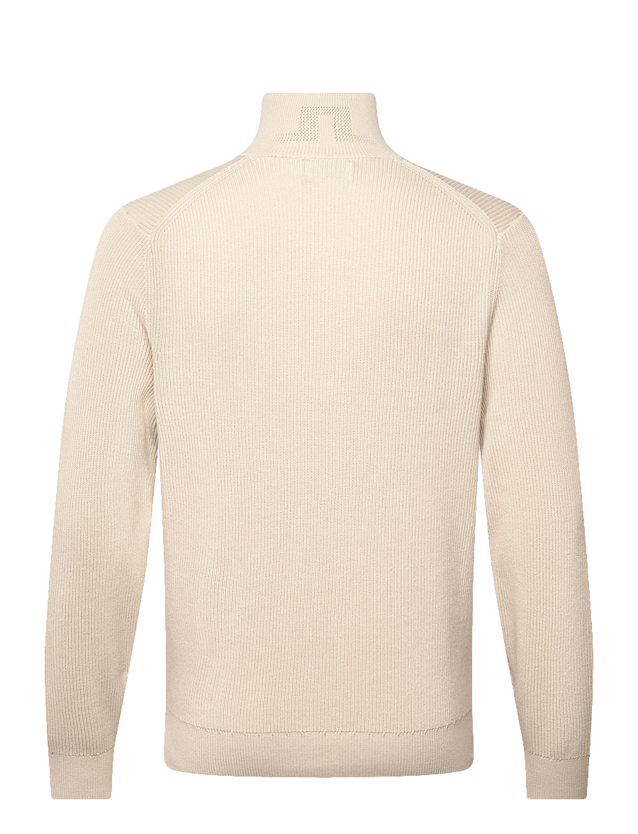 J. Lindeberg - Alex Half Zip Knitted Sweater - half zip-tröjor - moonbeam - 2