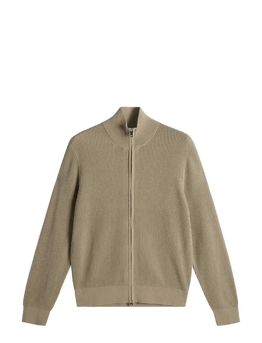 J. Lindeberg - Alexis Full Zip Cardigan - vetoketjulliset neuleet - brindle - 1