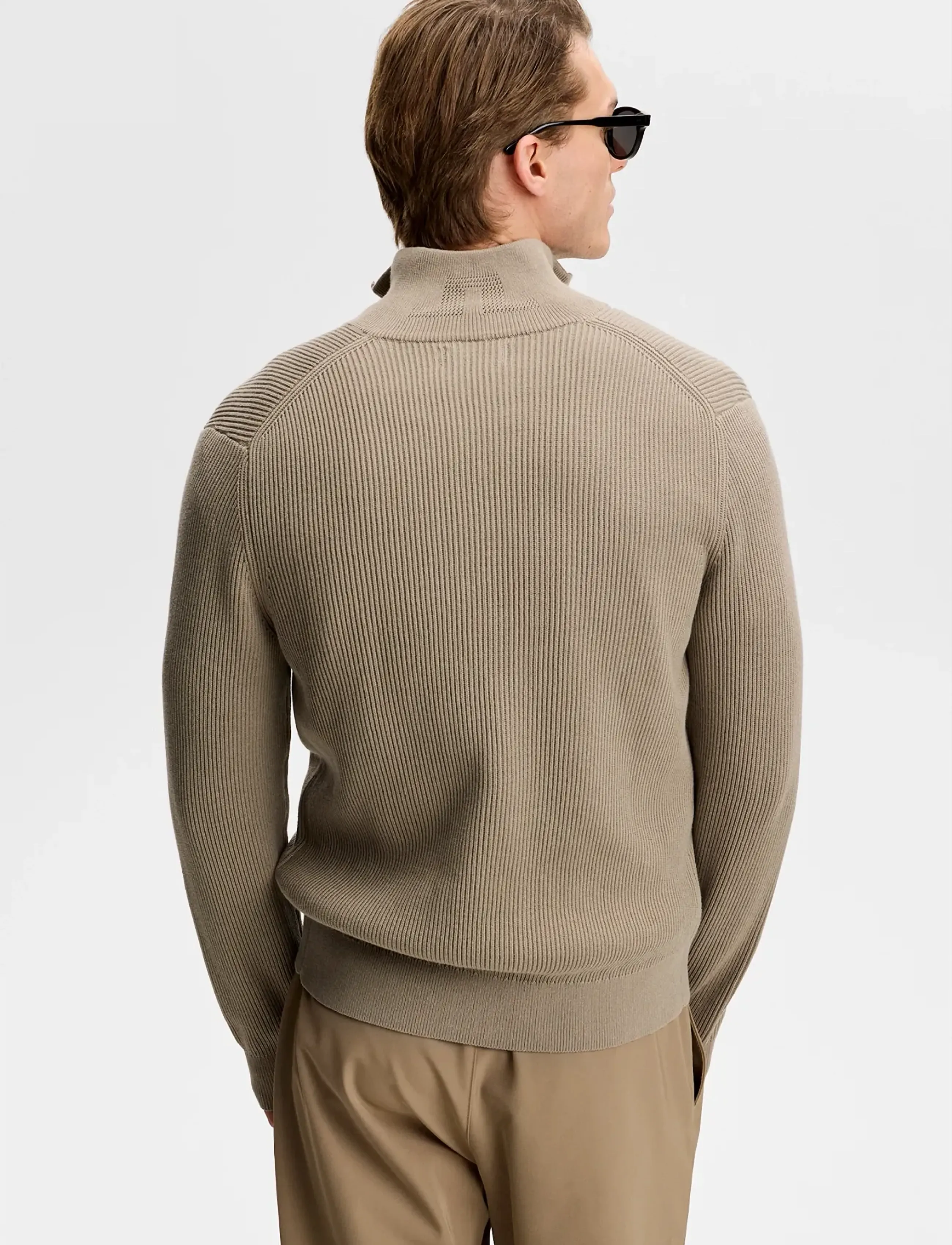 J. Lindeberg - Alexis Full Zip Cardigan - full zip jumpers - brindle - 2