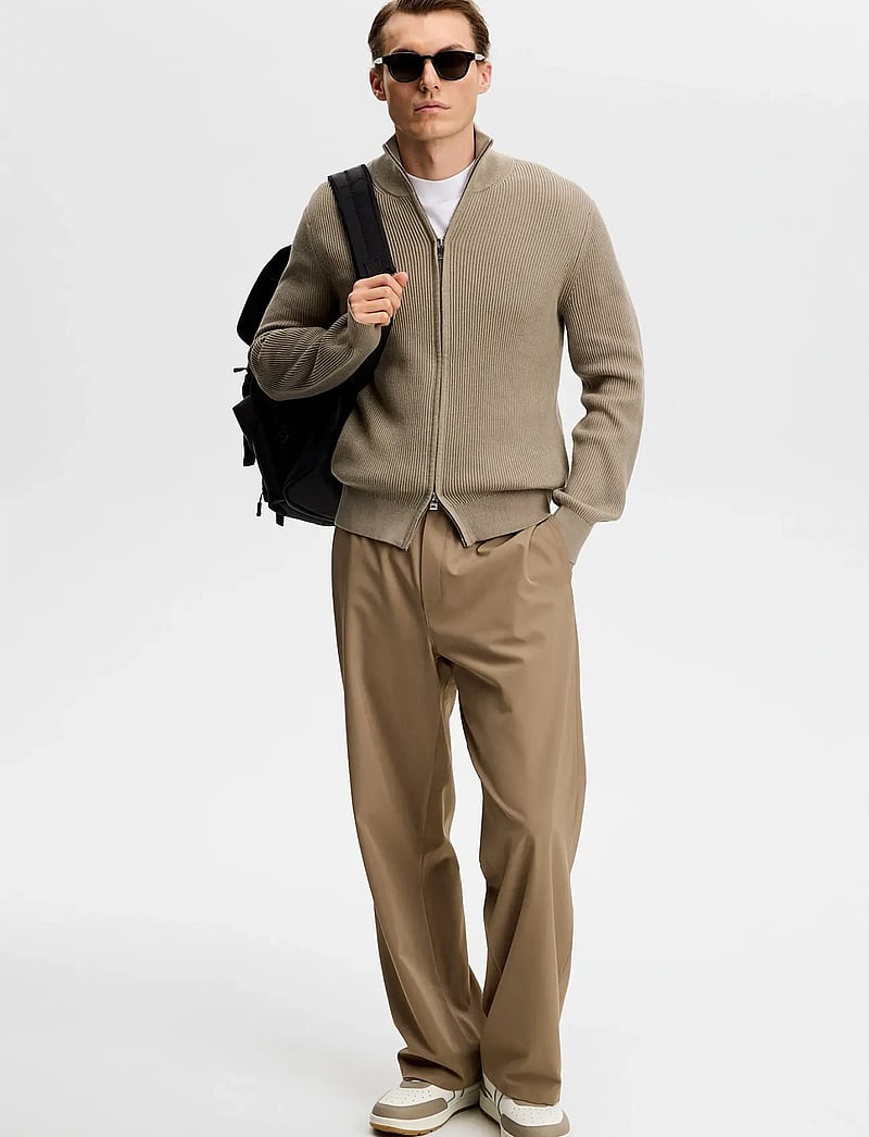 J. Lindeberg - Alexis Full Zip Cardigan - pullover mit durchgehendem reißverschluss - brindle - 3