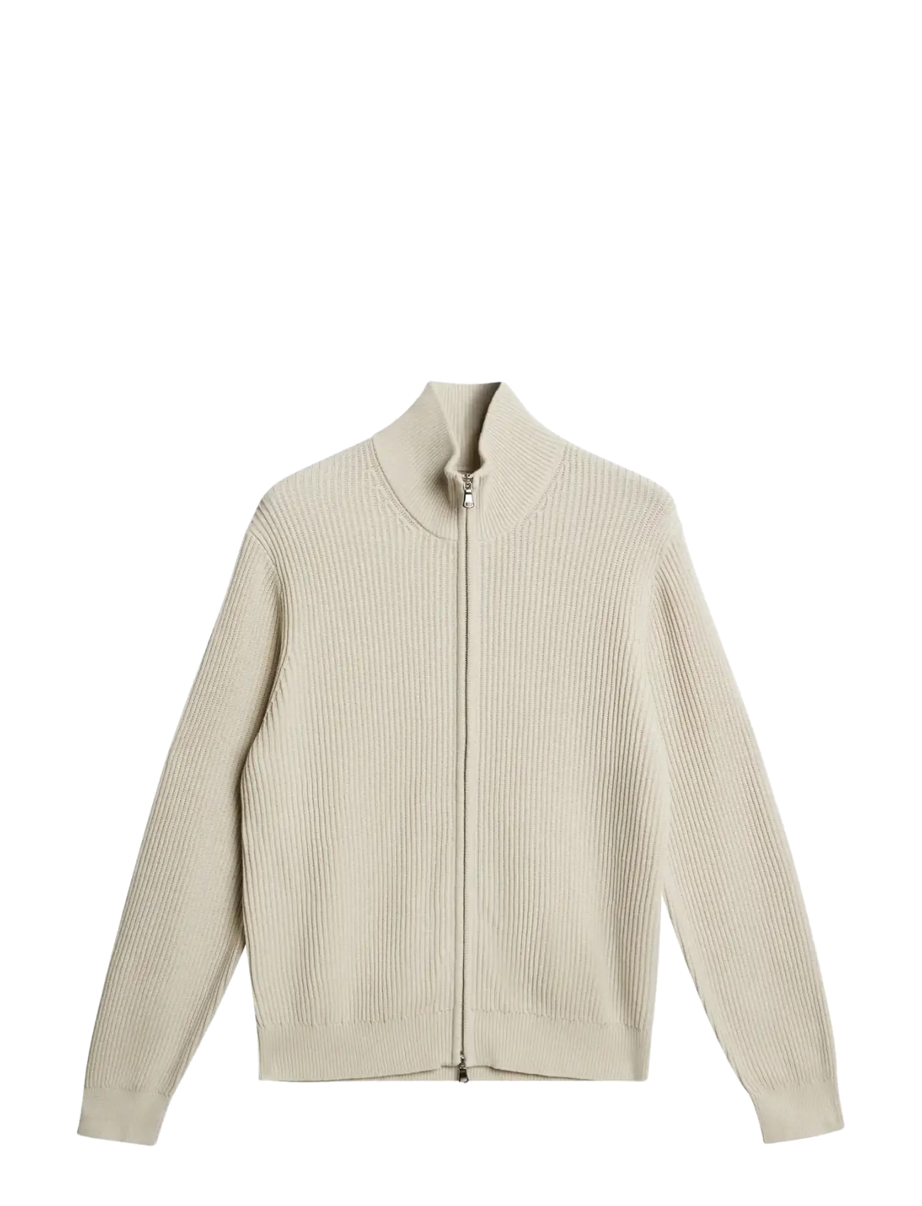 J. Lindeberg Alexis Full Zip Cardigan - J.Lindeberg - MOONBEAM / beige