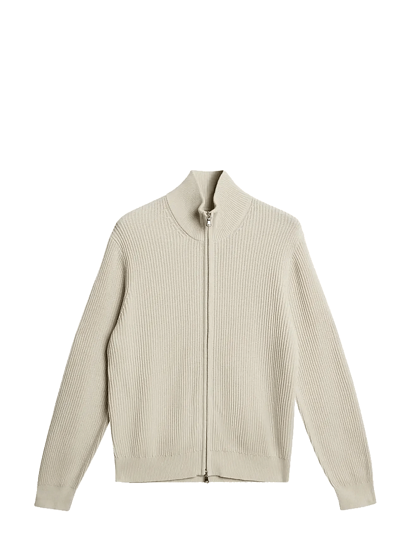 J. Lindeberg - Alexis Full Zip Cardigan - lukuga džemprid - moonbeam - 1