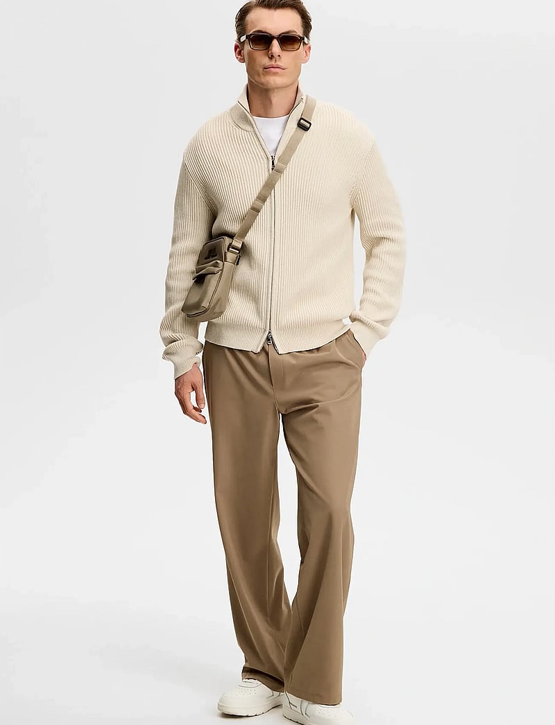 J. Lindeberg - Alexis Full Zip Cardigan - lukuga džemprid - moonbeam - 4