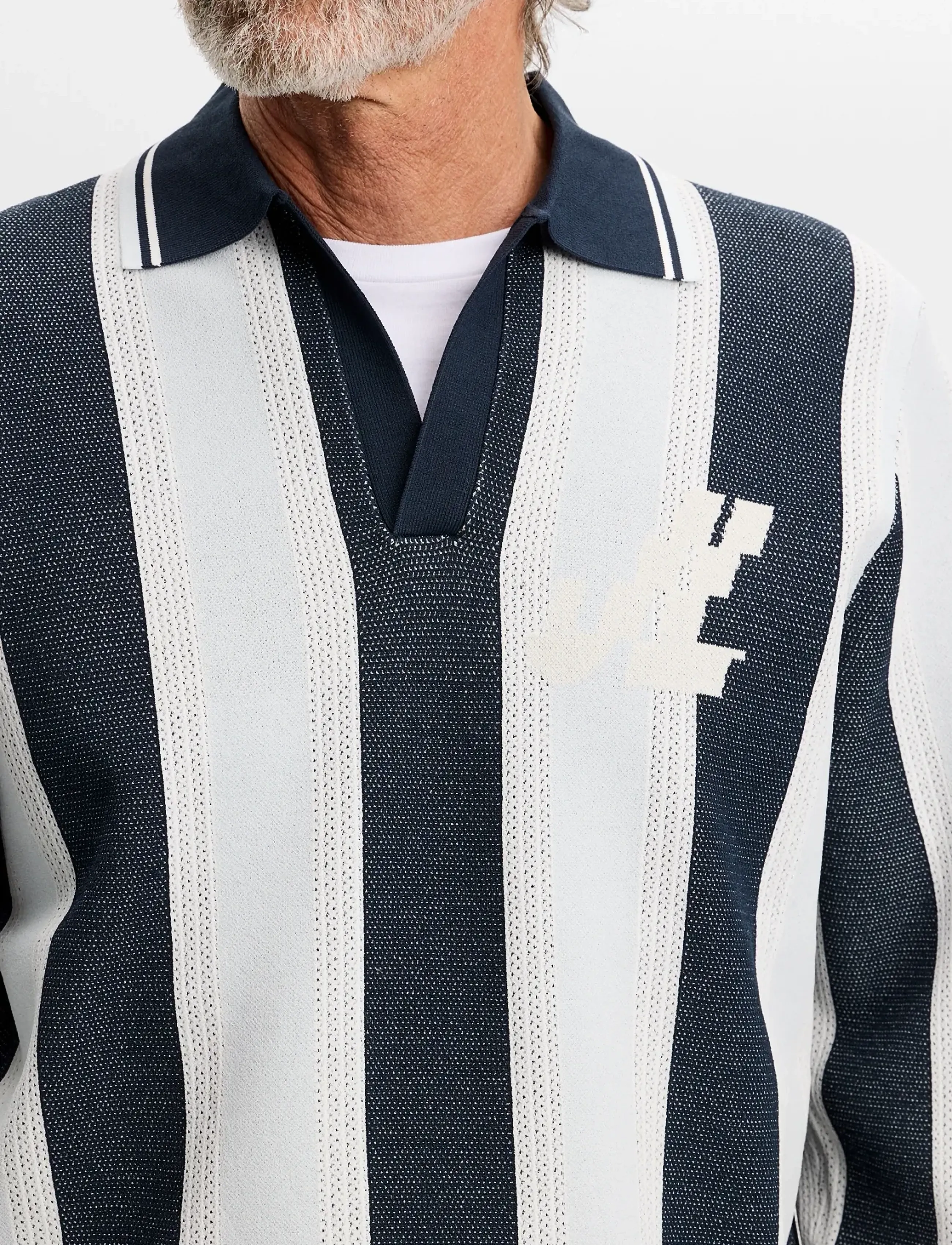 Silas Stripe Polo Knit 4
