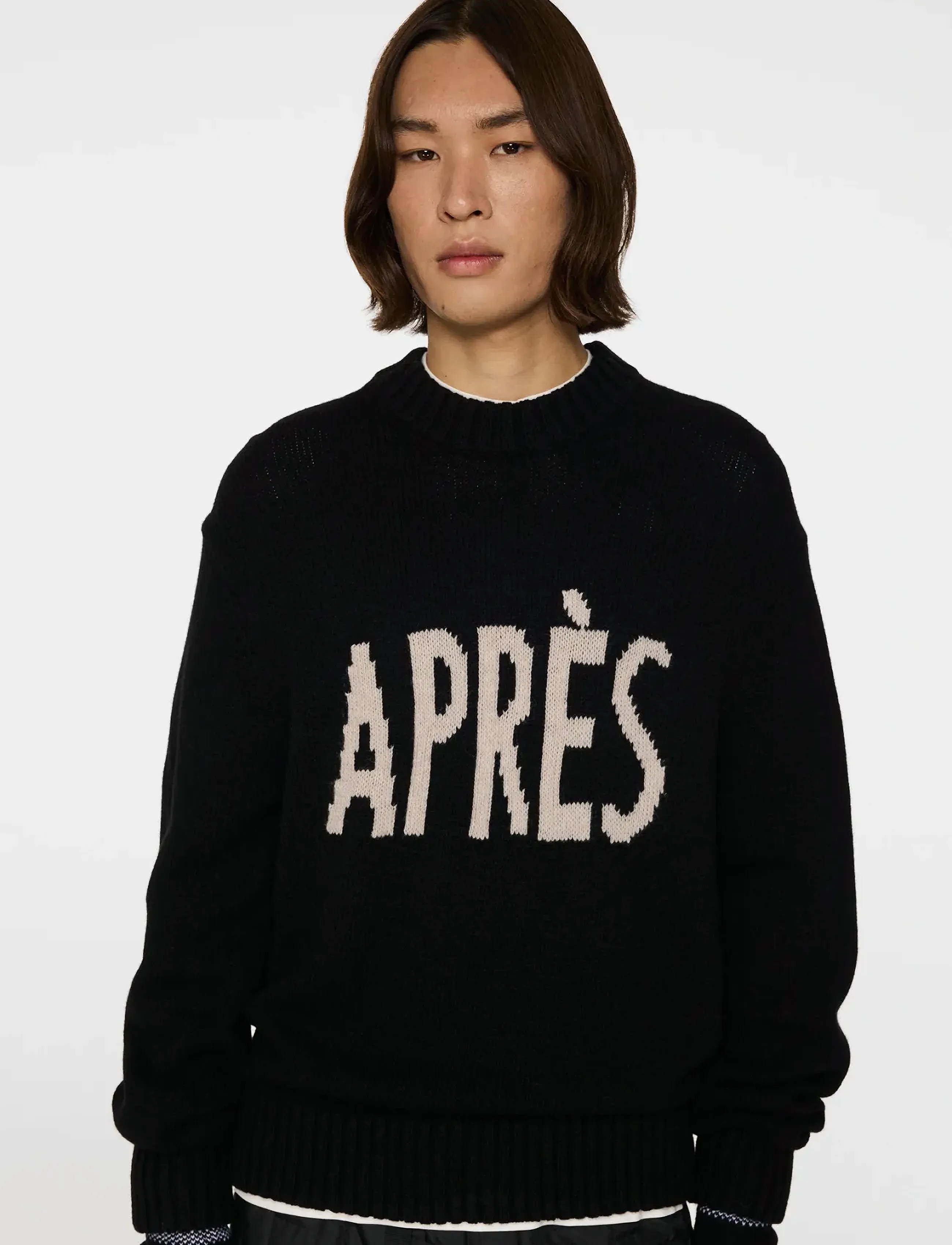 J. Lindeberg - Fabian Graphic Knit Sweater - black - 5