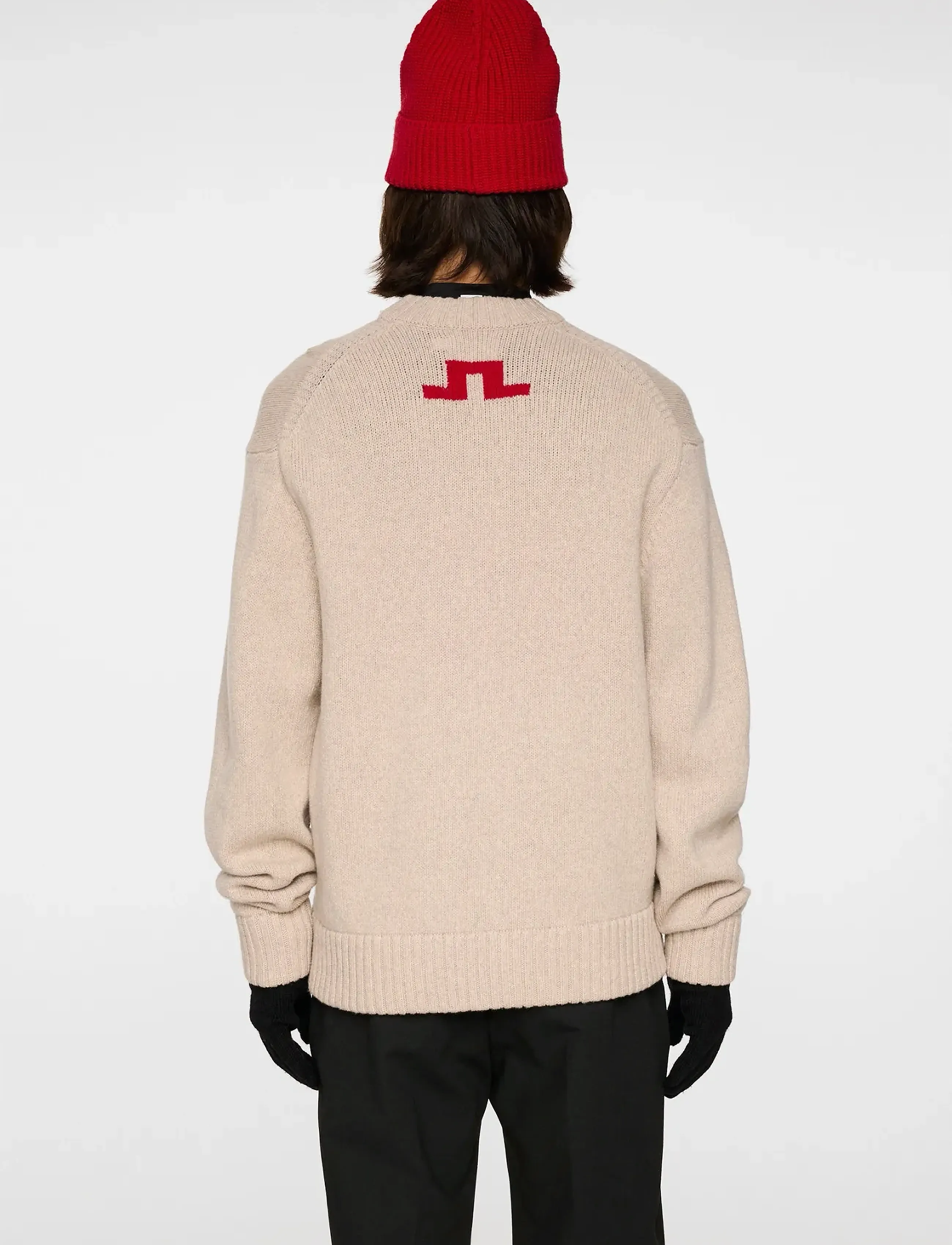 J. Lindeberg - Fabian Graphic Knit Sweater - moonbeam - 3