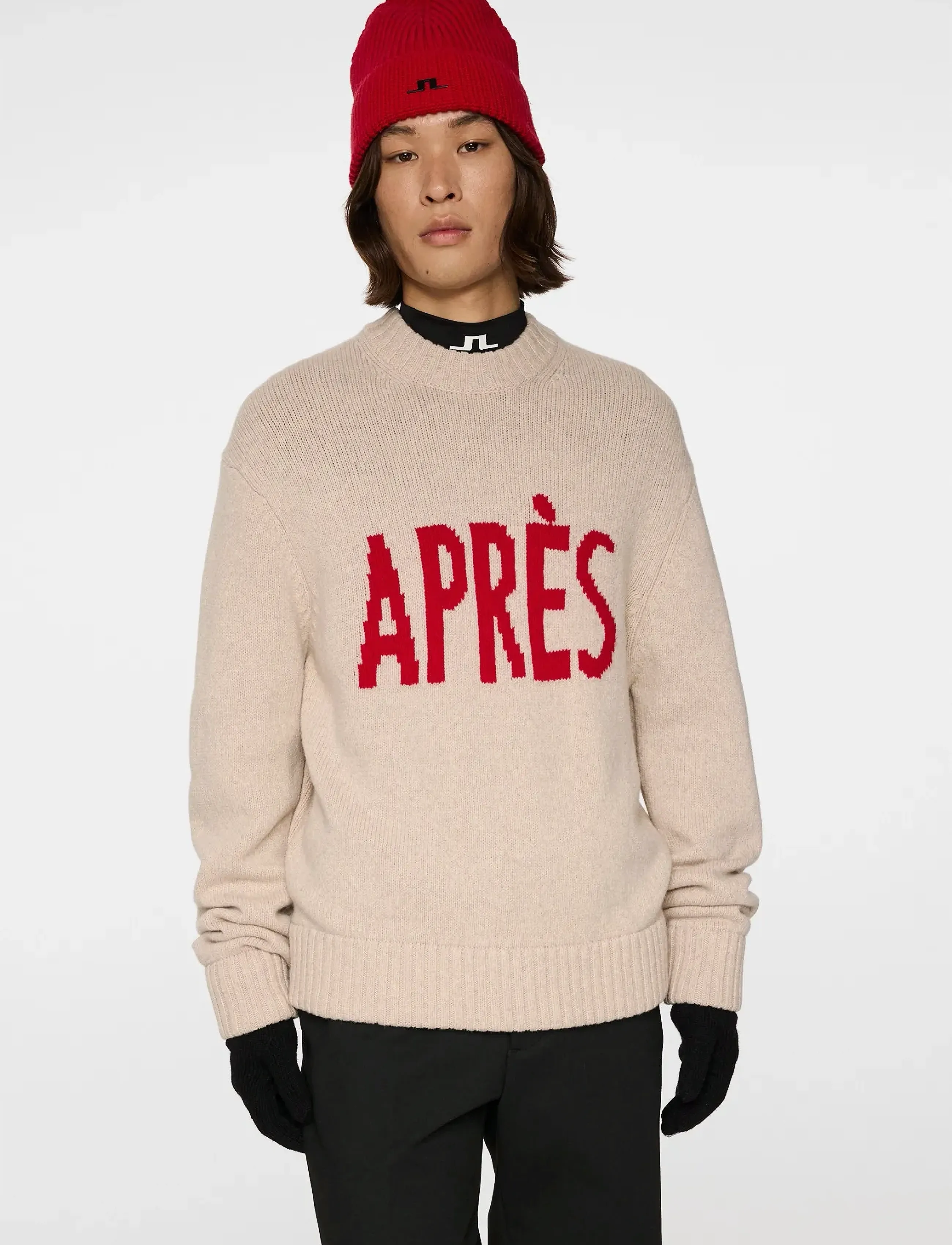 J. Lindeberg - Fabian Graphic Knit Sweater - moonbeam - 5