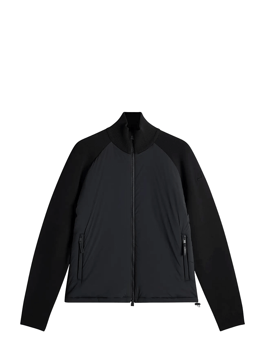 J. Lindeberg - Aeron Knit Hybrid Jacket - hübriidjoped - black - 1