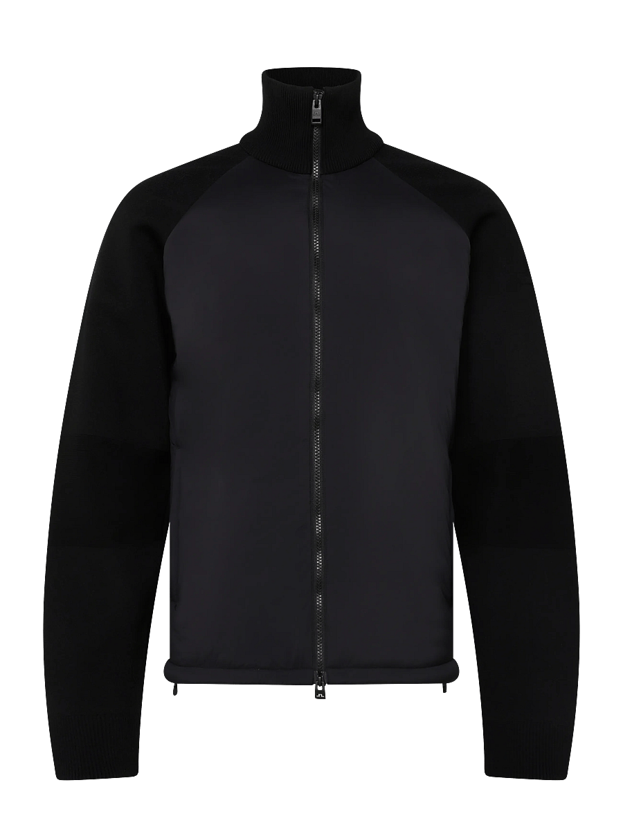 J. Lindeberg - Aeron Knit Hybrid Jacket - hübriidjoped - black - 1