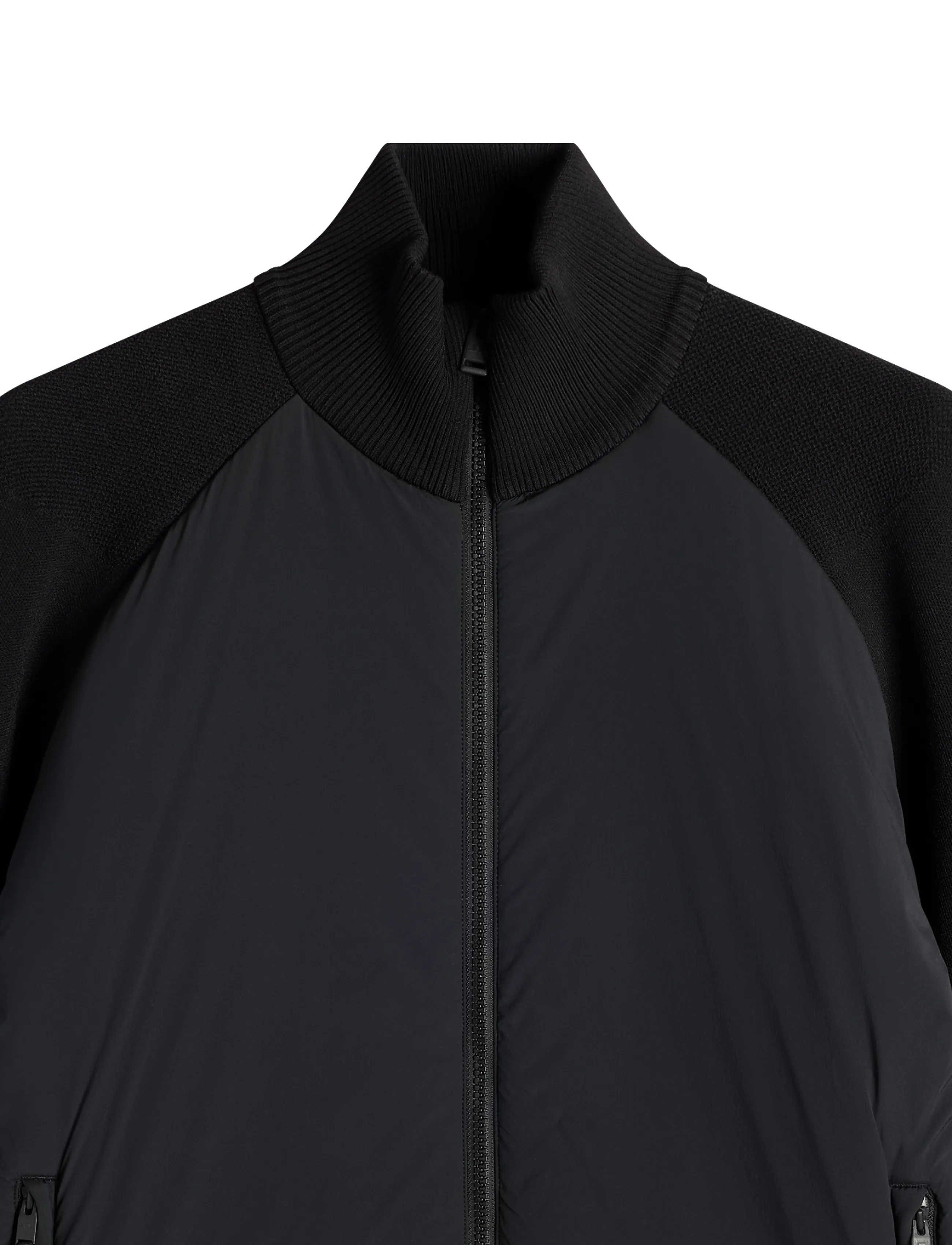 J. Lindeberg - Aeron Knit Hybrid Jacket - hübriidjoped - black - 5