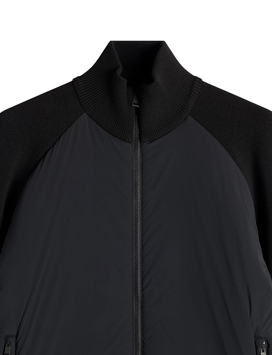 J. Lindeberg - Aeron Knit Hybrid Jacket - hübriidjoped - black - 5