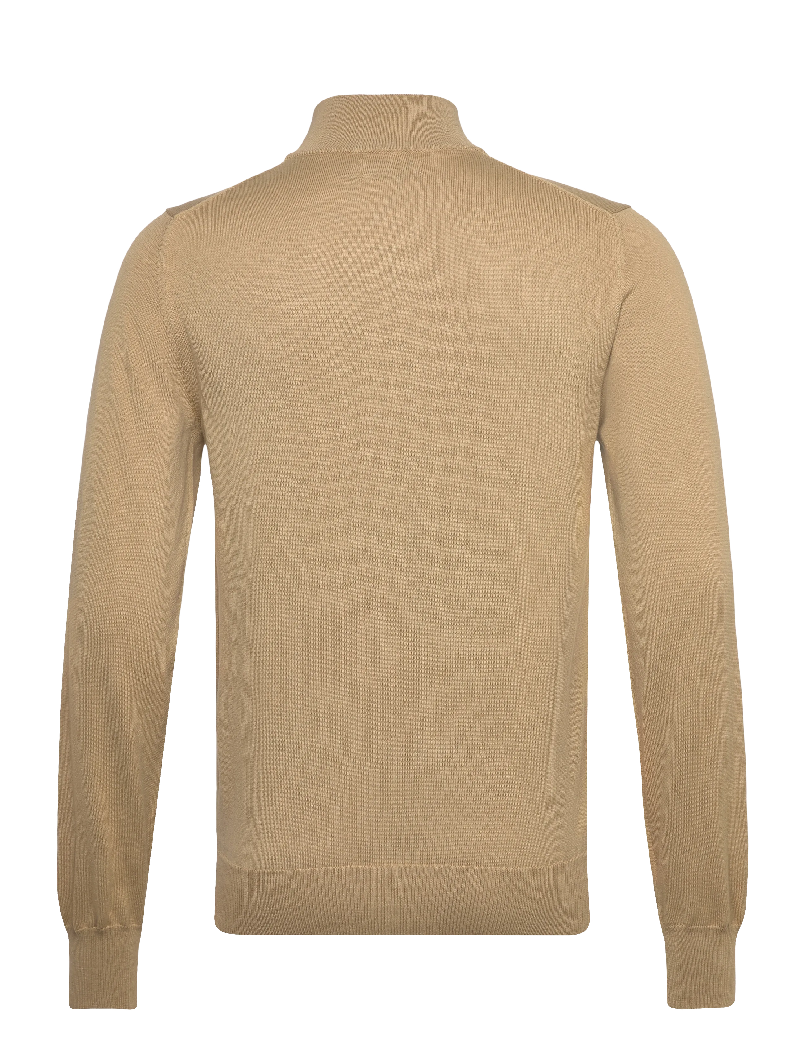 J. Lindeberg - M Cotton Quarter Zip - half zip jumpers - batique khaki - 2