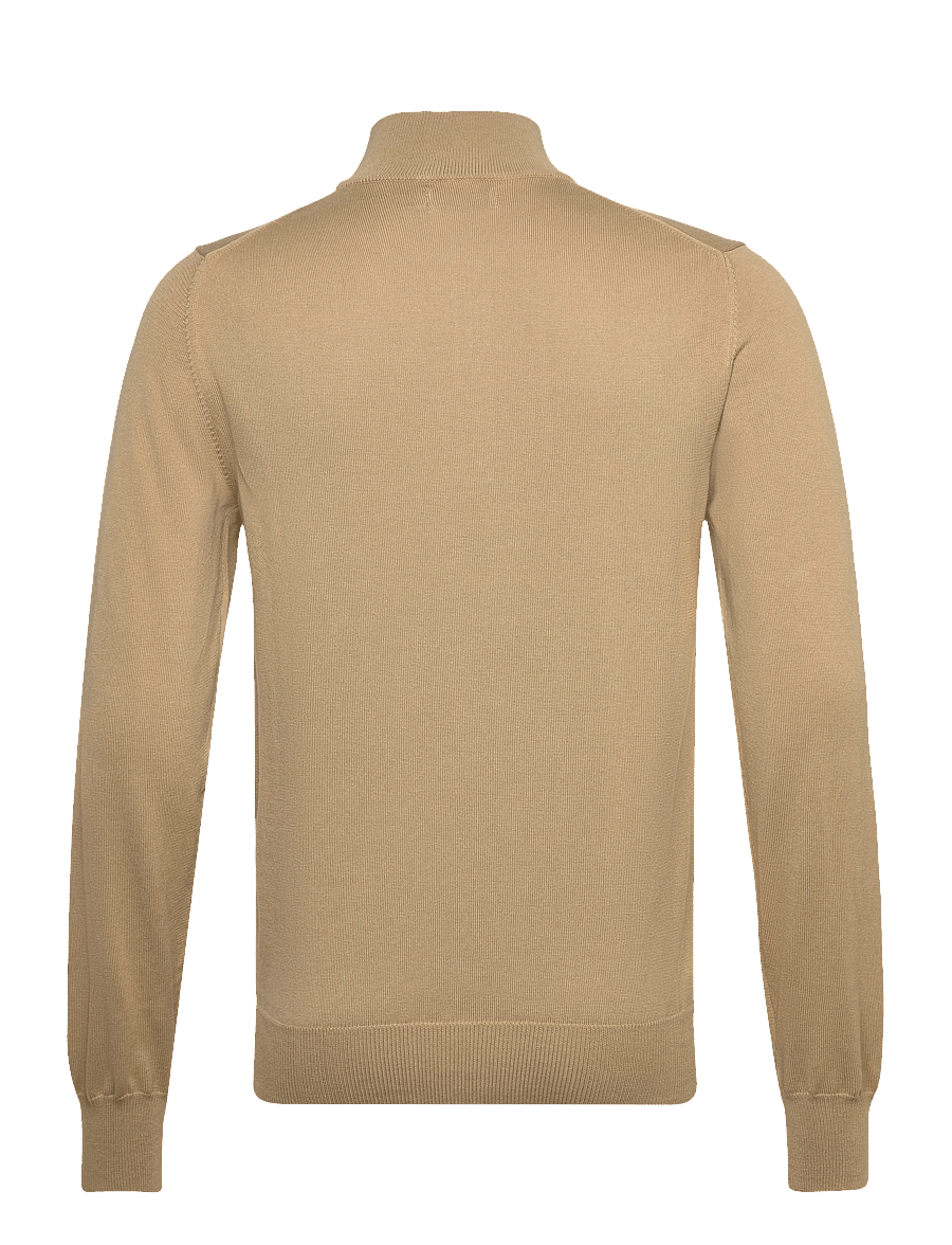 J. Lindeberg - M Cotton Quarter Zip - pullover mit halbem reißverschluss - batique khaki - 2