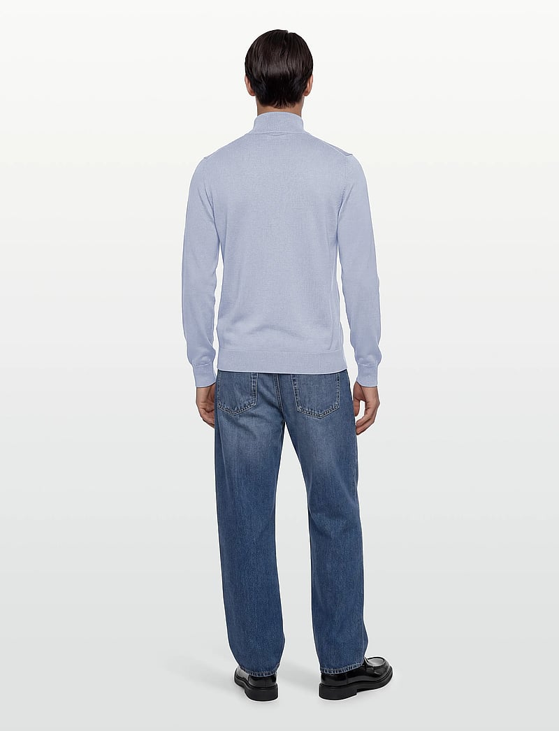 J. Lindeberg - M Cotton Quarter Zip - pullover mit halbem reißverschluss - rain washed - 4