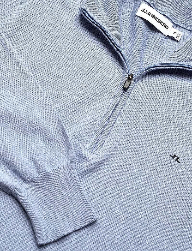 J. Lindeberg - M Cotton Quarter Zip - pullover mit halbem reißverschluss - rain washed - 5