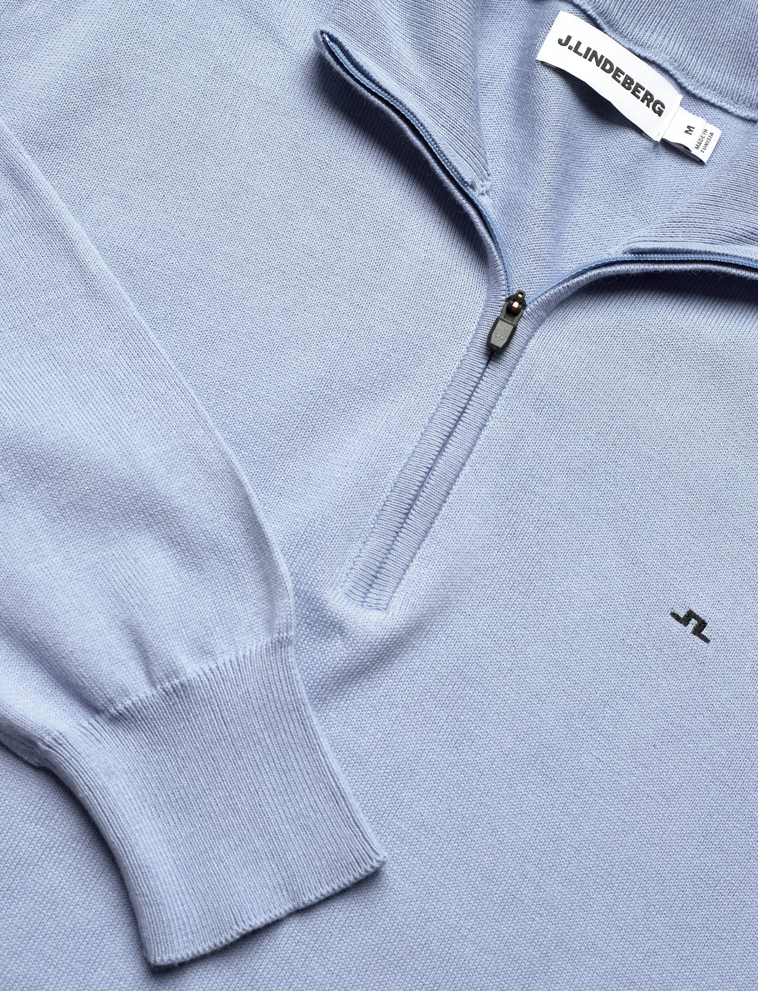 J. Lindeberg - M Cotton Quarter Zip - pullover mit halbem reißverschluss - rain washed - 5