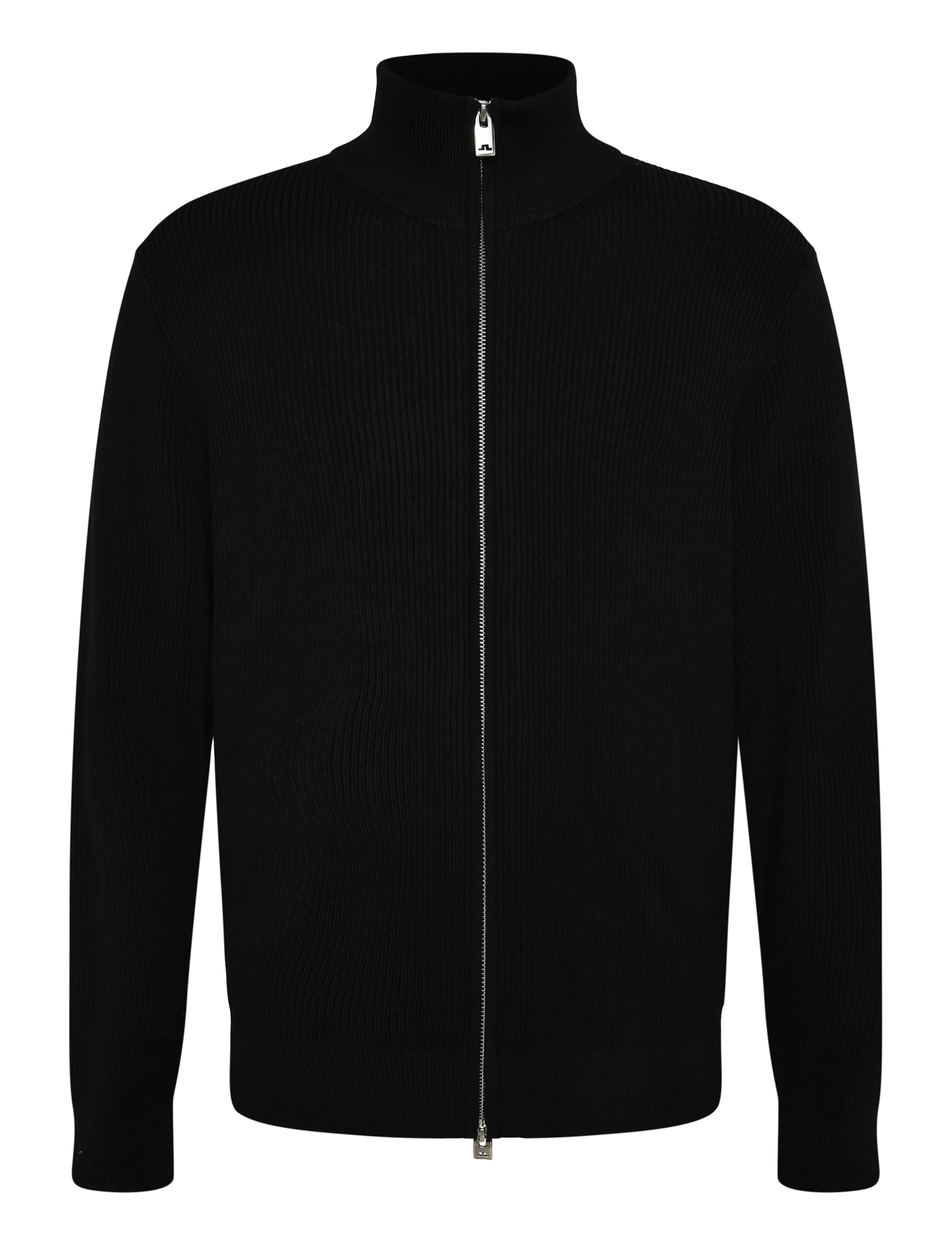 J. Lindeberg Alexis Full Zip Cardigan - Strickjacken - BLACK / black