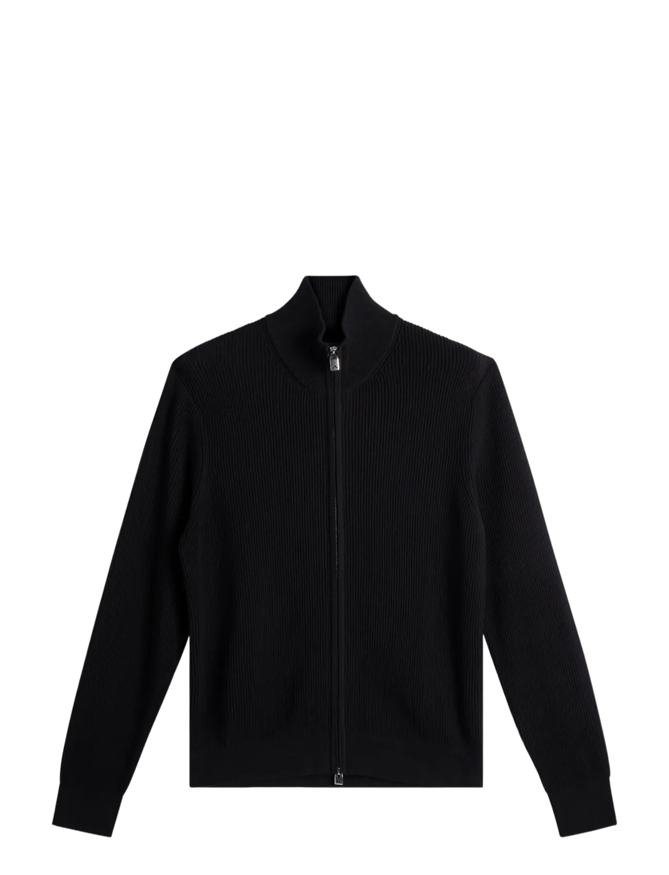 J. Lindeberg Alexis Full Zip Cardigan - Stickat - BLACK / black