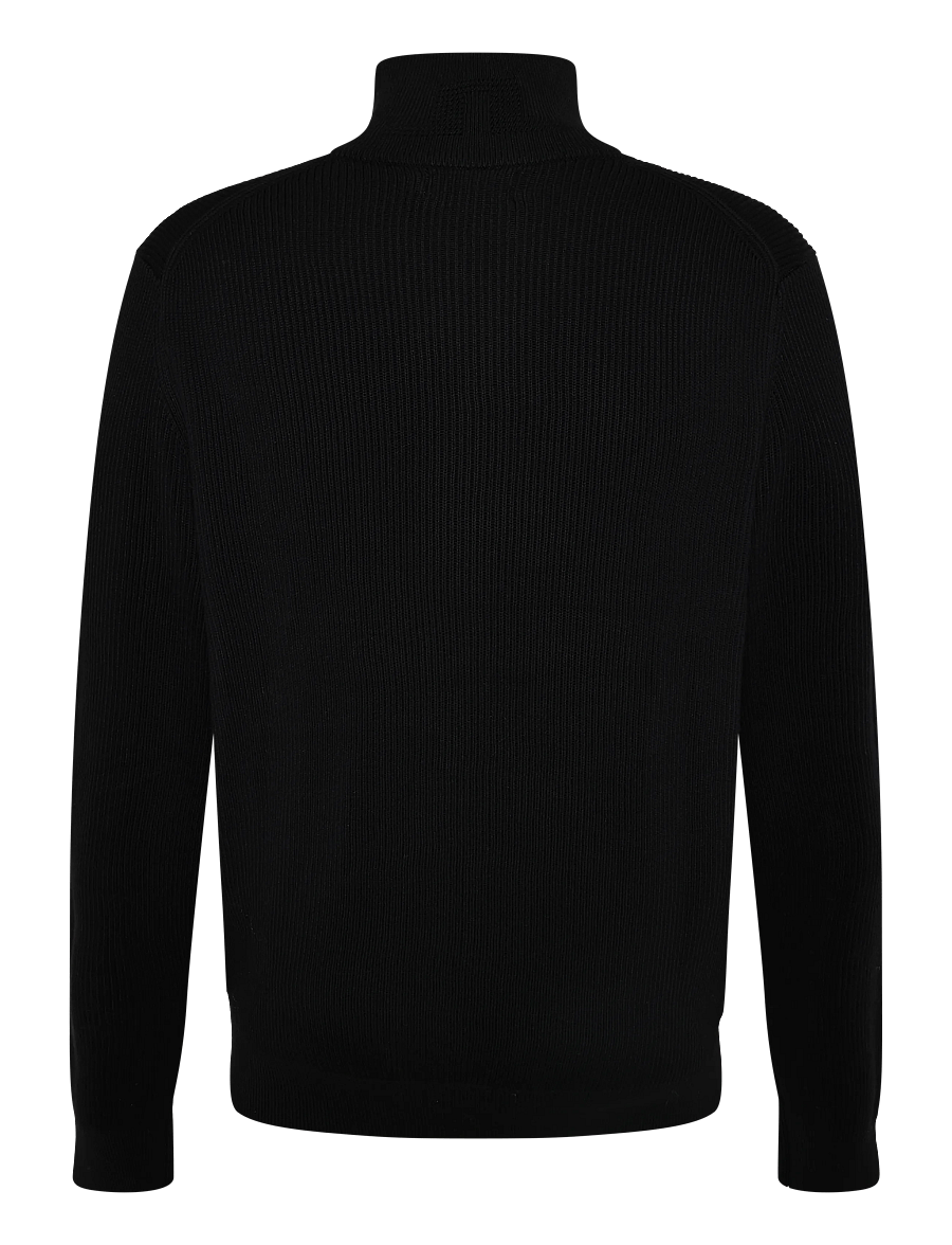 J. Lindeberg - Alexis Full Zip Cardigan - pullover mit durchgehendem reißverschluss - black - 2